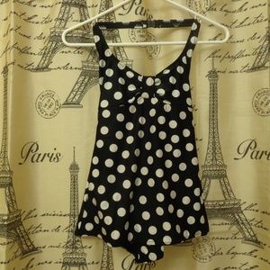 Retro Polka Dot Swimsuit One Piece